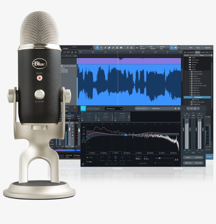 Yetiprostudio Main - Blue Microphones Yeti Pro Studio, transparent png #5286309