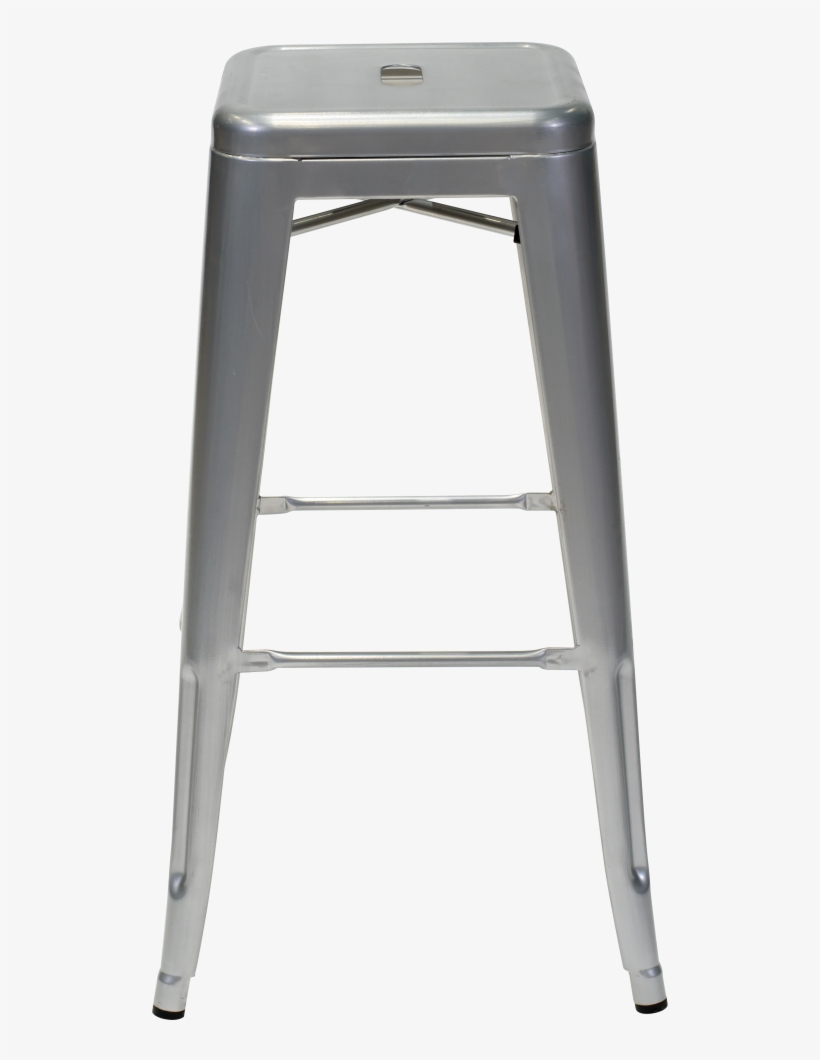 Tabouret De Bar Style Industriel En Métal Gris, transparent png #5286486