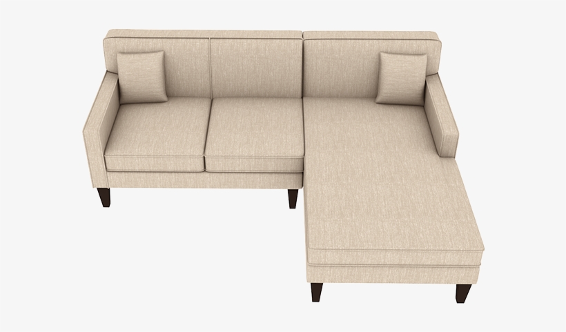 Custom Madison Small Chaise Sofa - Couch, transparent png #5286530