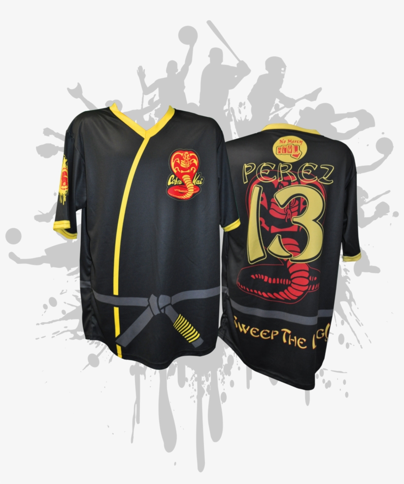 Cobra Kai Dojo Mens Full Dye Jersey, transparent png #5286621