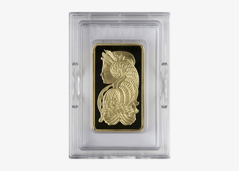 10 Oz Pamp Suisse Gold Bar - 10 Oz Gold Bar Pamp Suisse Fortuna, transparent png #5287181
