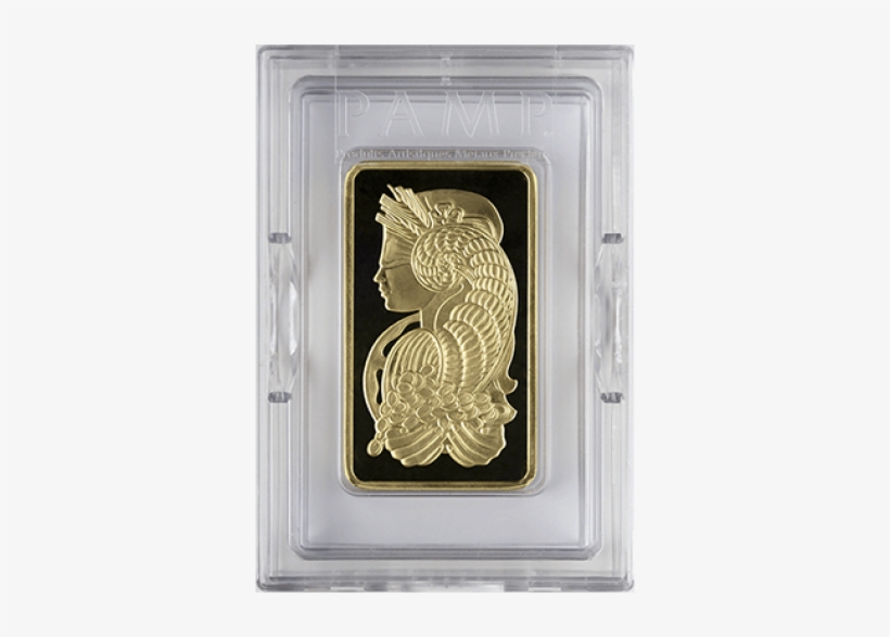 10 Oz Pamp Suisse Gold Bar - 10 Oz Gold Bar Pamp Suisse Fortuna, transparent png #5287181