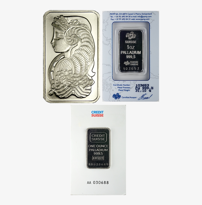 Various Palladium Bars - 10g Silver Pamp Suisse Icons Stingray Skin .999 Fine, transparent png #5287232