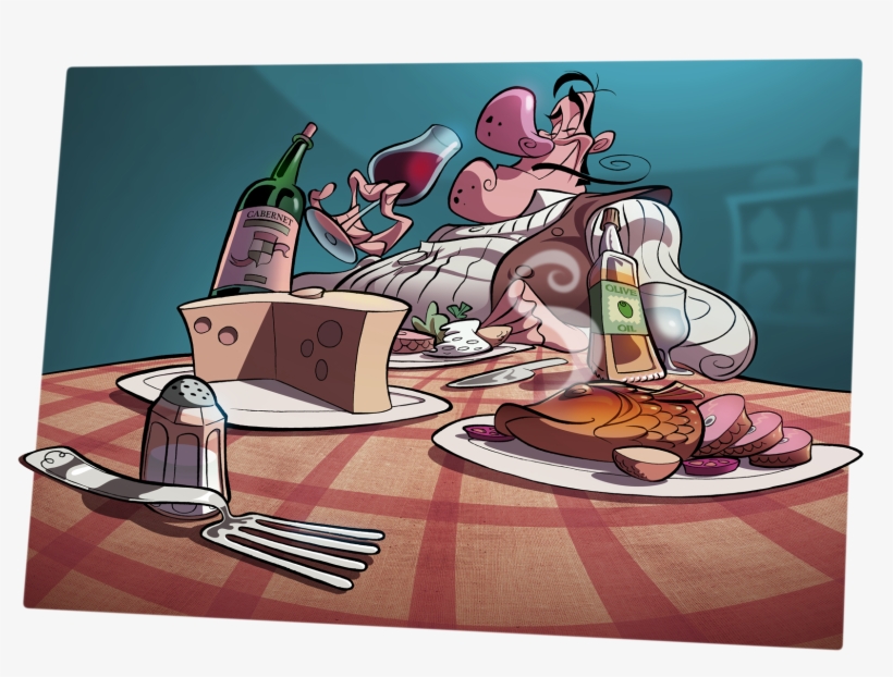Bonappetit - Cartoon, transparent png #5287436