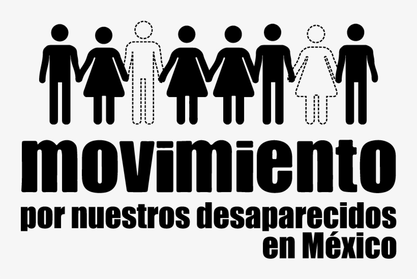 Logo Mov X Nuestros Desaparecidos Negro - Forced Disappearance, transparent png #5287896