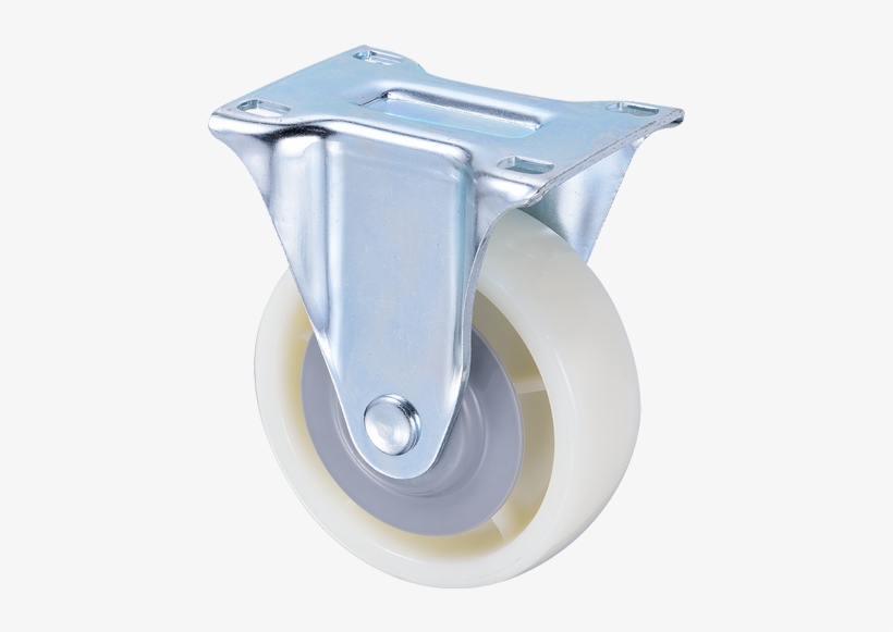 6 Inch Nylon Rigid Wide Trolley Caster Wheels - Caster, transparent png #5288001