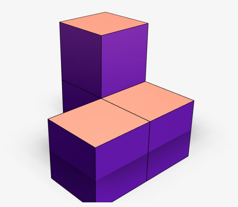3d Tetris Piece - 3d Tetris, transparent png #5288053