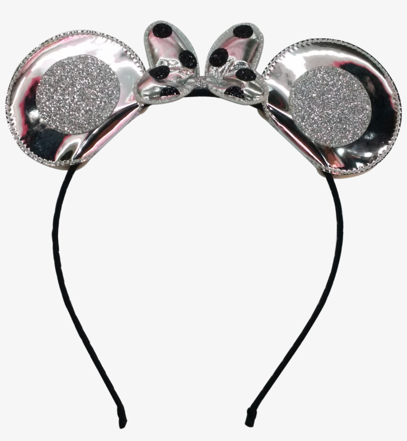 Bando Mickey Kulit Gliter - Headpiece, transparent png #5288406