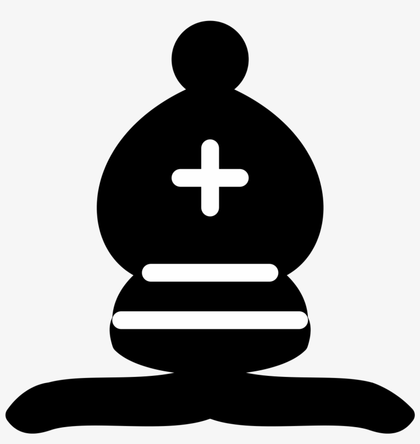 Open - Chess Bishop Svg, transparent png #5288559