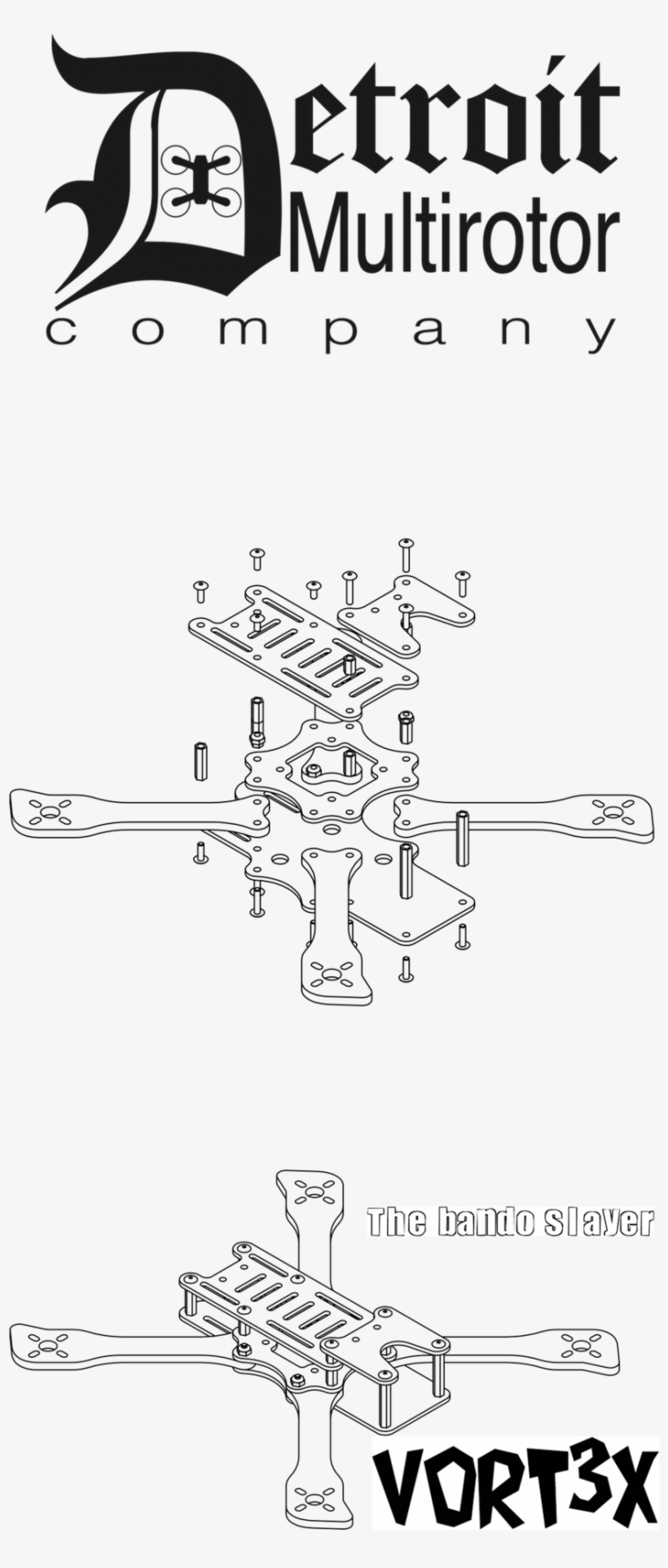 Vort3x "the Bando Slayer" - Detroit Multi Motor 3 Inch Stretch Frame, transparent png #5288825