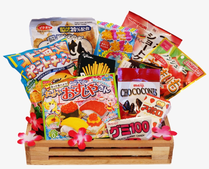 Our August Crate Of Crazy Japanese Candy And Snacks - Kracie Popin Cookin Sushi Diy Candy Kit, transparent png #5290047