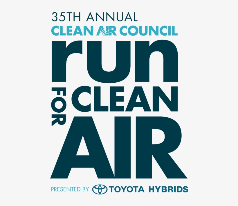 The Run For Clean Air Is One Of The Region's Longest-running - Graphic Design, transparent png #5290094