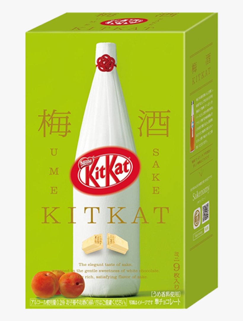 Kit Kat Limited Edition Japan Sake Umeshu Flavor - Kit Kat Sake, transparent png #5290148