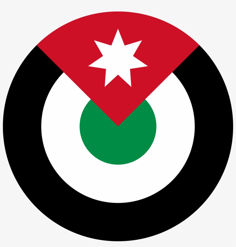 Open - Jordan Air Force Flag, transparent png #5292640