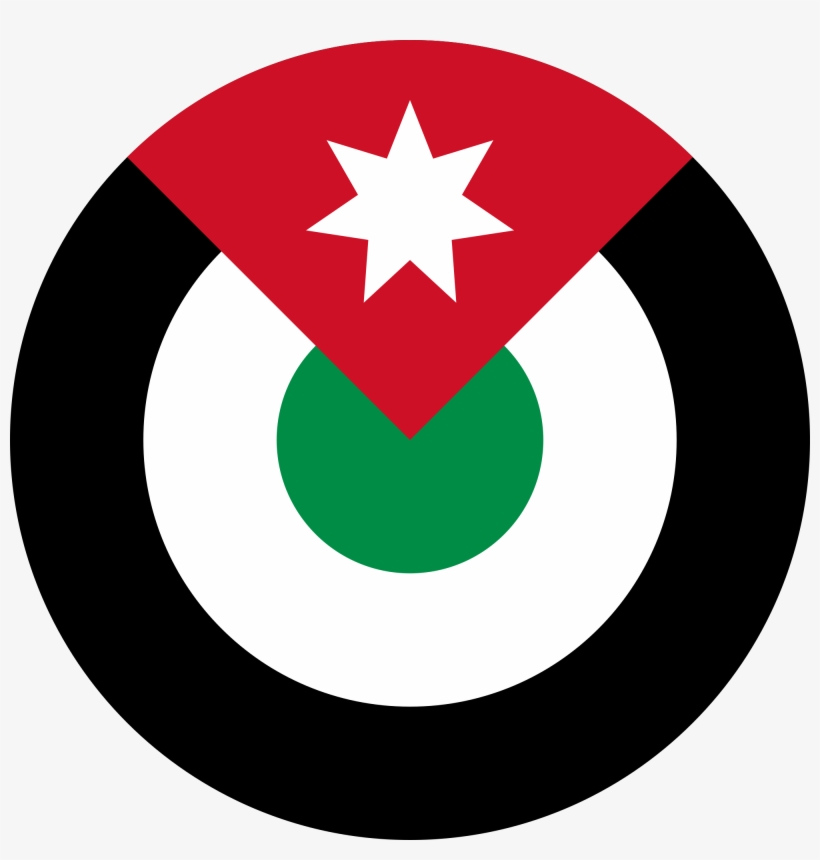 Open - Jordan Air Force Flag, transparent png #5292640