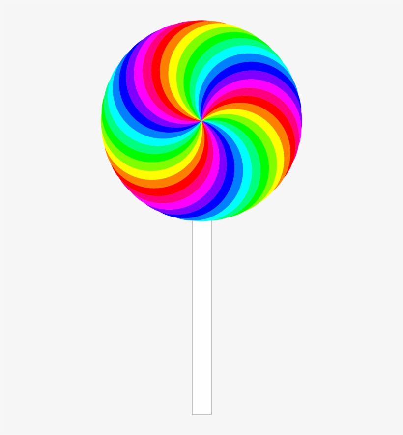 New Rainbow Asset - Rainbow Lollipop Clipart, transparent png #5293747