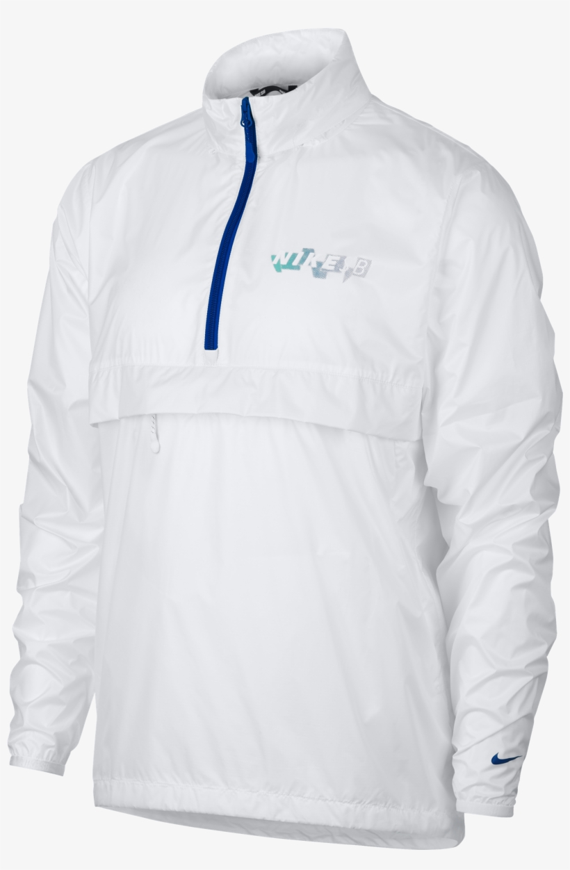 Nike Sb Anorak Windbreaker Jacket White - Coat, transparent png #5294120