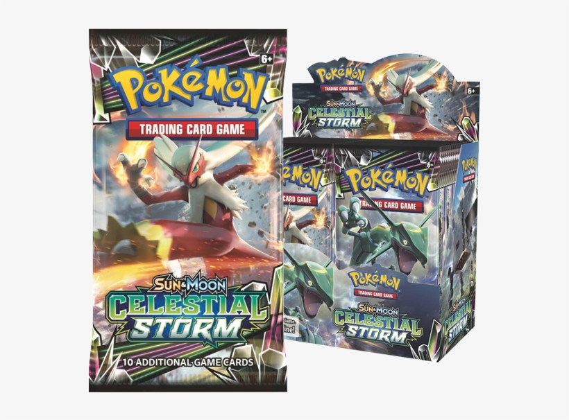 Sun & Moon Celestial Storm Booster Pack - Celestial Storm Booster Pack, transparent png #5294578