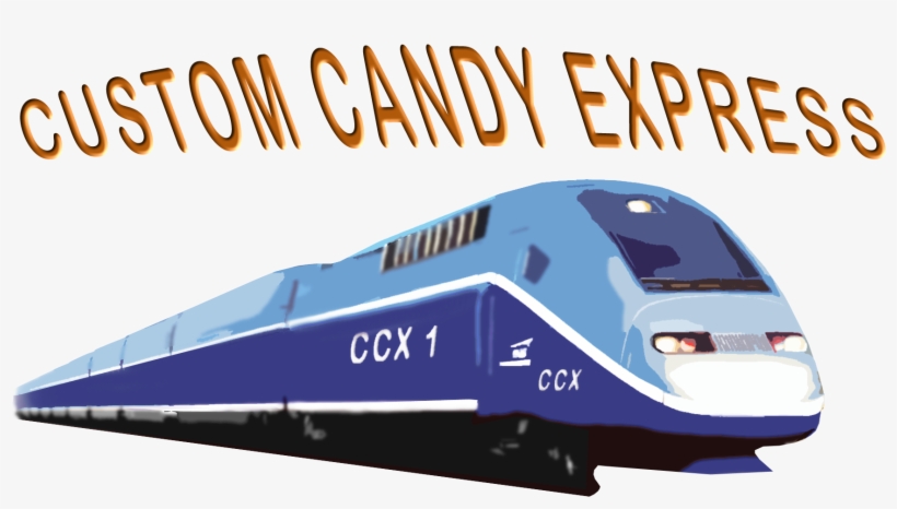 Custom Candy Express Logo - Rail Transport, transparent png #5294788