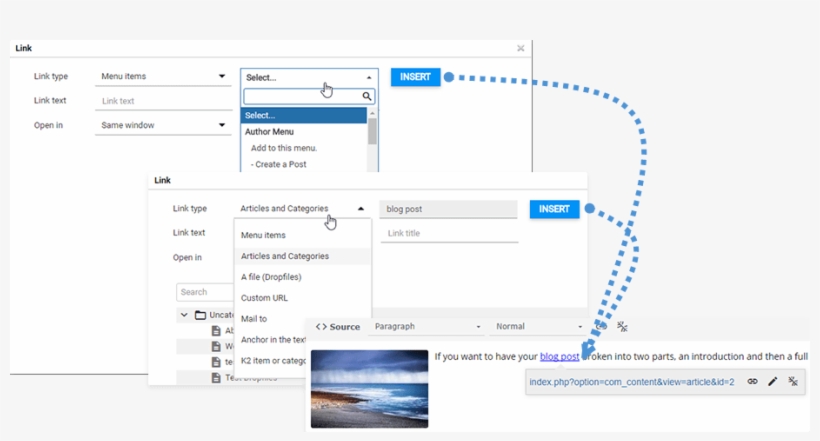 Link Manager Editor - Menu, transparent png #5295003