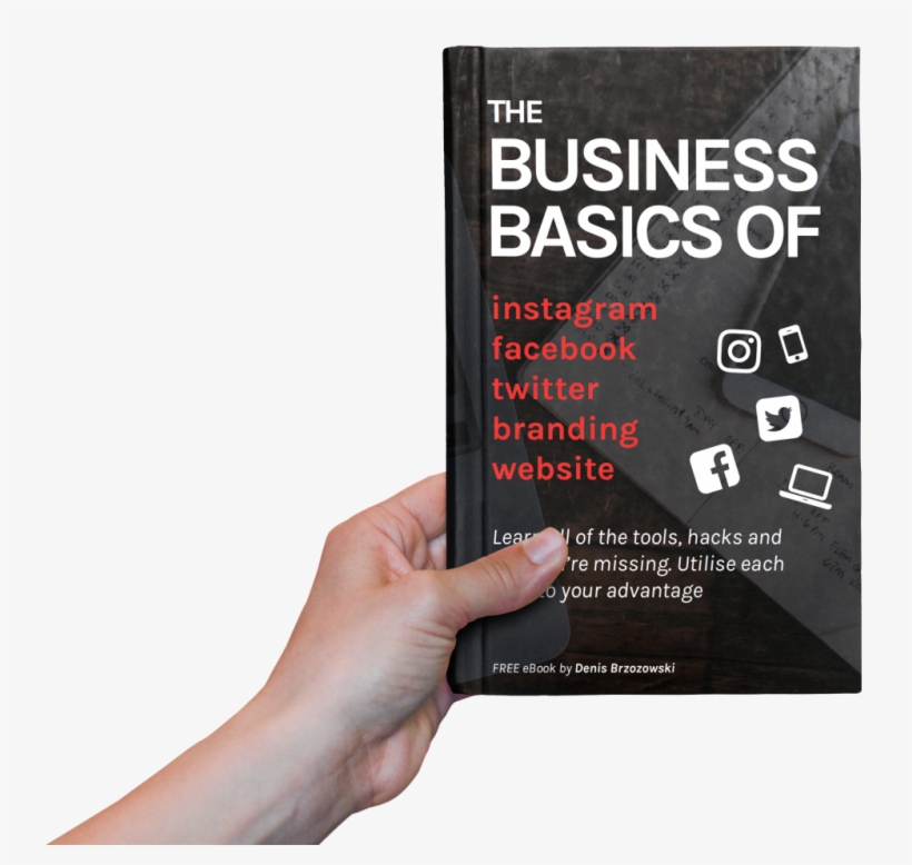 The Business Basics To Instagram, Facebook, Twitter, - Hand, transparent png #5295073