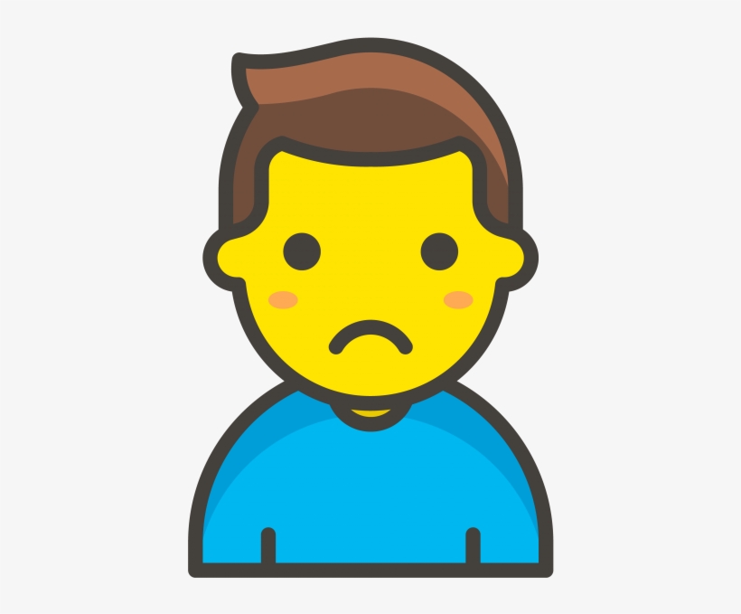 Man Frowning Emoji - Singer Icon Png, transparent png #5295444