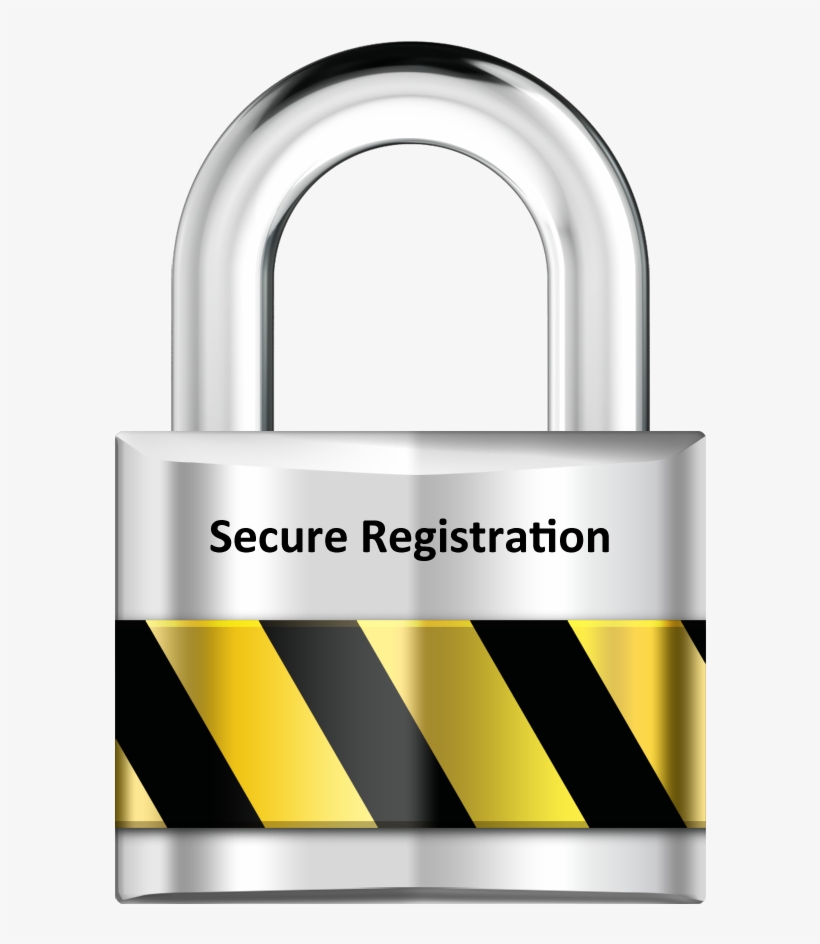 Secure Registration Silver Padlock Security Icon - Security Icon, transparent png #5296139