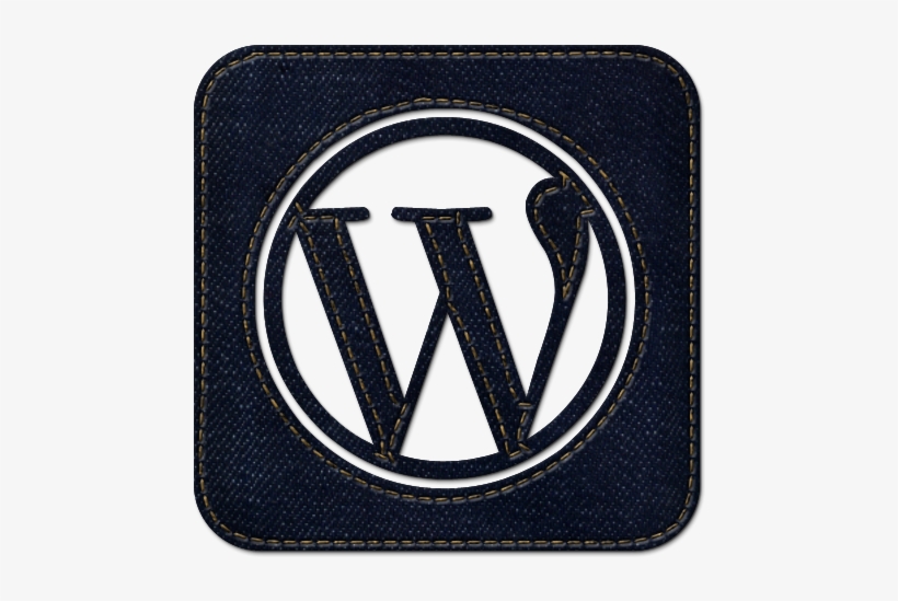 Wordpress, Jean, Social, Logo, Square, Denim Icon - Wordpress Icons High Resolution, transparent png #5296192