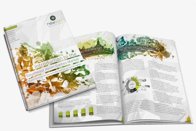Newzoo Sea Report Mockup - Herbal, transparent png #5296718