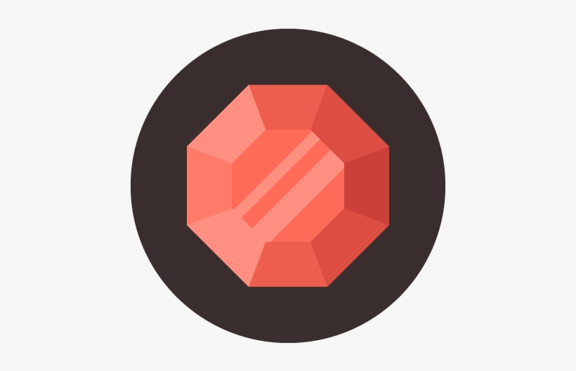 Ruby Gemstone Icon - Gemstone, transparent png #5297306
