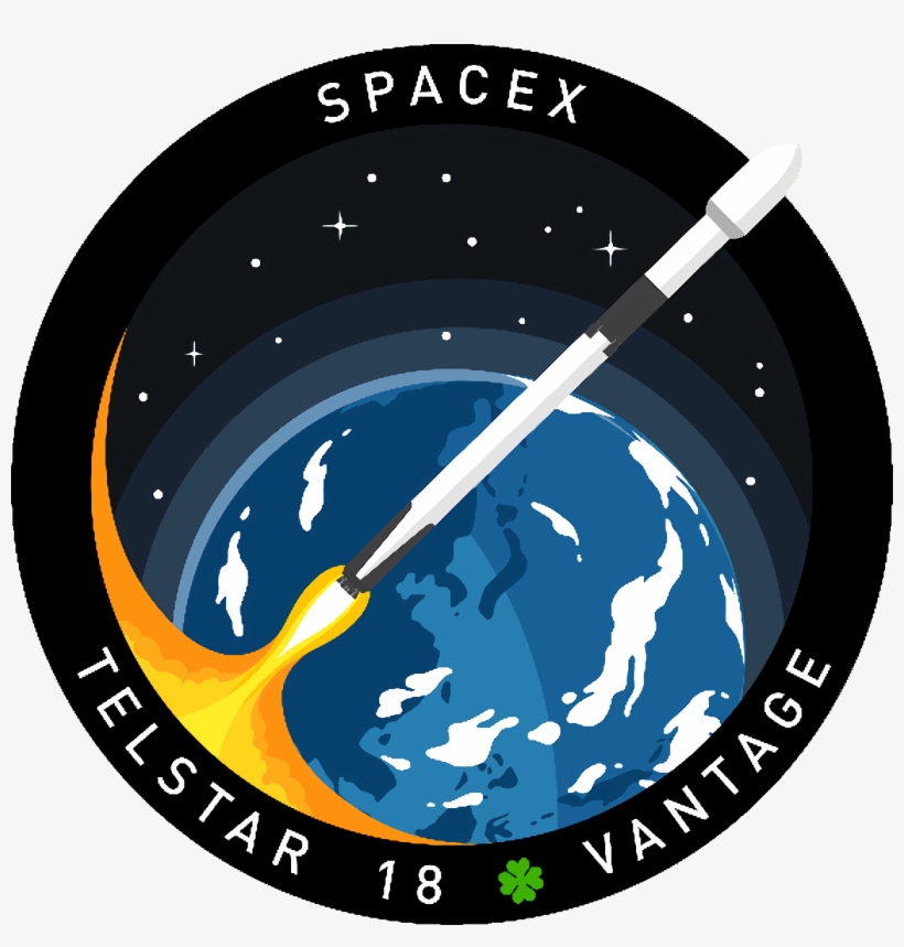 Welcome To The R/spacex Telstar 18v Official Launch - Telstar 18 Vantage Badge, transparent png #5297870