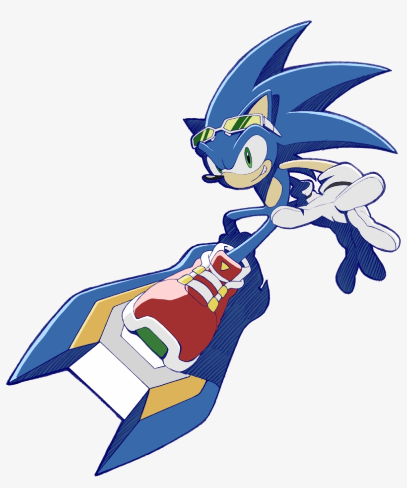 Sonic Pose 53 - Sonic The Hedgehog Sonic Riders, transparent png #5298056