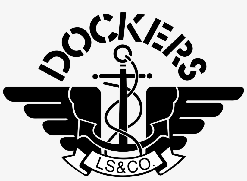 Dockers Logo Png Transparent - Dockers Levis, transparent png #5298280