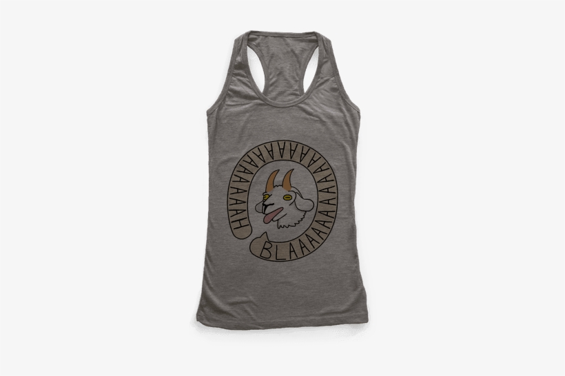 Yelling Goat Racerback Tank - Cute But Grumpy Baby Onesie Racerback Tank Top Top:, transparent png #530011