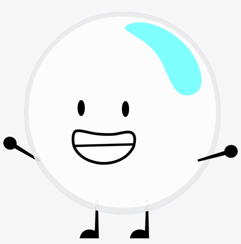 Snow Bubble - Bfdi Characters In Snow, transparent png #530109