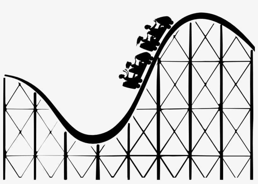 Roller Coaster - Theme Parks Clip Art, transparent png #530176