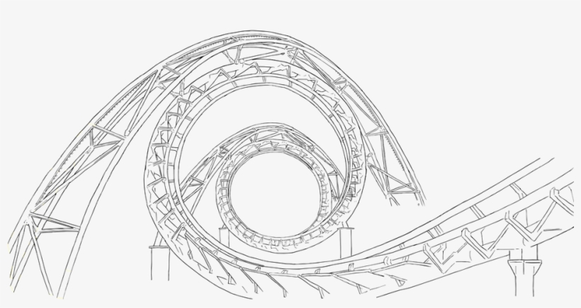 Rollercoaster Roller Coaster Big Dipp - Roller Coaster, transparent png #530441
