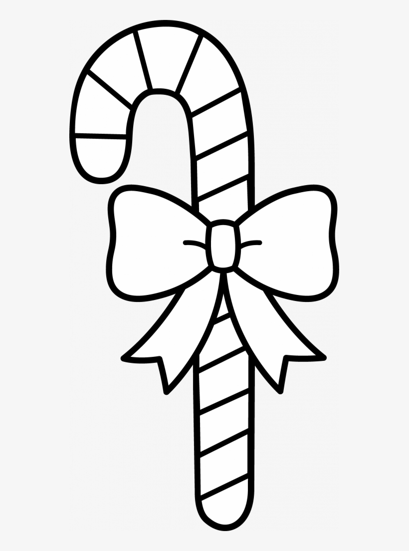 M M Candy Coloring For Girls Peppermint Candy Coloring - Candy Cane Clipart Black And White, transparent png #530524
