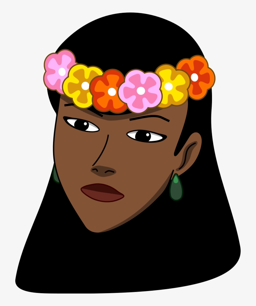 How To Set Use Woman Wearing Hawaiian Lei Icon Png, transparent png #530800