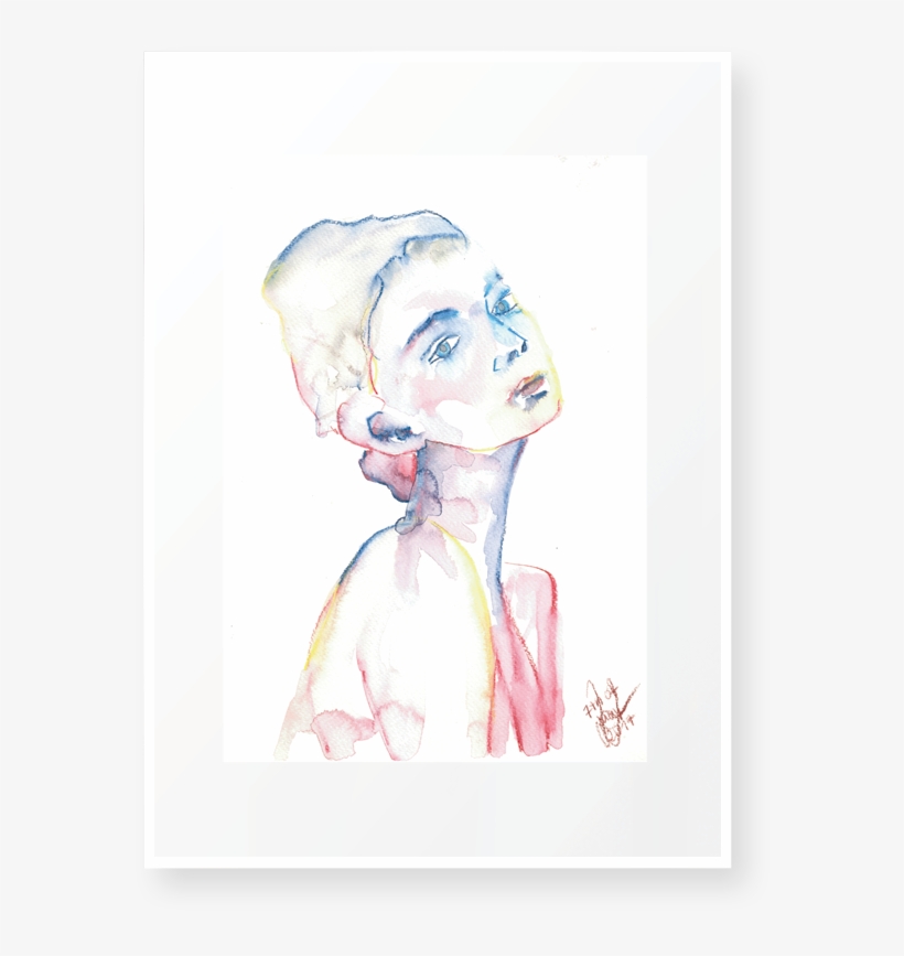 Rainbow Girl - Sketch, transparent png #530843