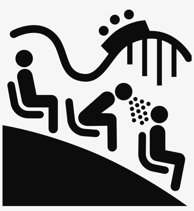 Image001 - Black And White Icons Roller Coaster, transparent png #531060