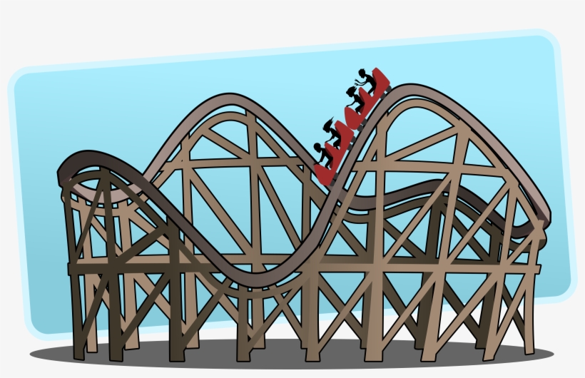 Clip Art Roller Coaster Clip Art Fun Roller Coaster - Advertising, transparent png #531087