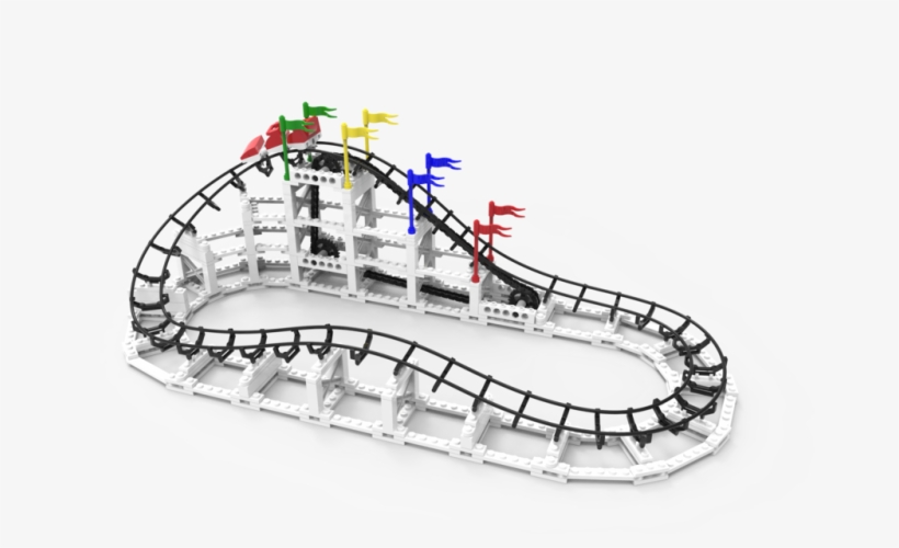 Cdx Blocks Little Dipper Roller Coaster, transparent png #531259