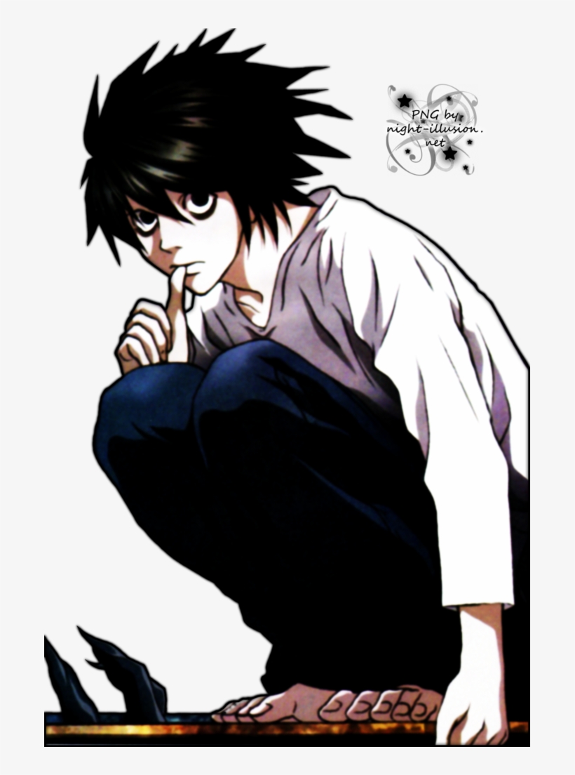 What Was So Interesting About A Character That Just - L Death Note Phone, transparent png #531278