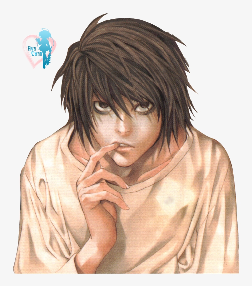 Photo 9652 Render Death Note L 2 Kzkggaa - Death Note, transparent png #531413