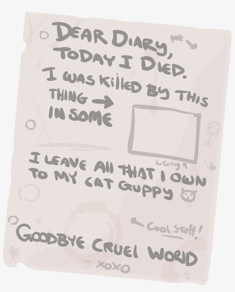 Full Death Note - Handwriting, transparent png #531435