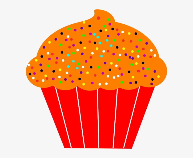 Cupcake Clipart Red - Cupcake Birthday Bulletin Board, transparent png #531453