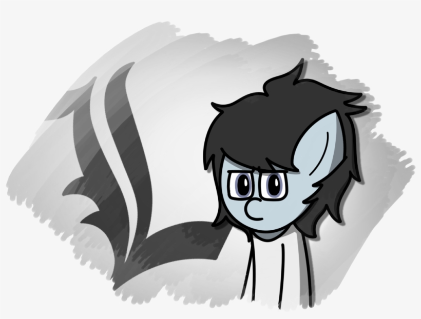 Techreel, Death Note, Glasses, L, Ponified, Pony, Safe, - Cartoon, transparent png #531742