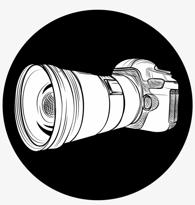Black And White Logo Photographer Artwork Transprent - Logo En Png Photography, transparent png #532121