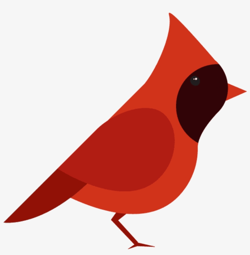 Bird Vectors Png Free Library - Cardinal Bird Vector, transparent png #532225